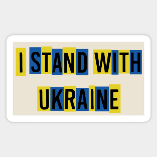 I Stand With Ukraine Magnet